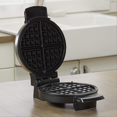 Stainless Steel Belgian-Style Non-Stick Waffle Maker