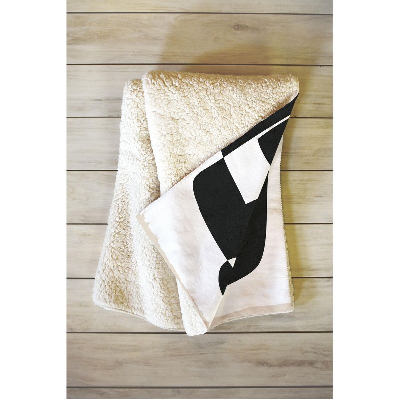 Nadja Shape Form I Fleece Throw Blanket - Deny Designs, 2 of 3