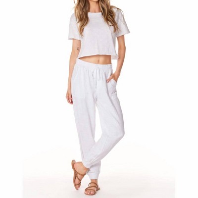 Women's Mixed Drawstring Pant - bobi