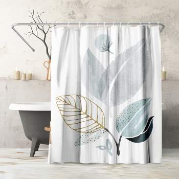 Americanflat 71 X 74 Shower Curtain, Sage Tree Forest I By Pi Creative  Art : Target