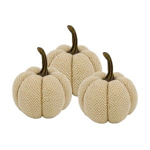 Gulches Series Multicolored Shatterproof Grid Pumpkin Harvest Festival Ornament - 1 of 4