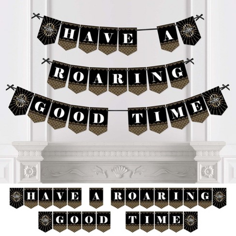 Big Dot Of Happiness Roaring 20's - 1920s Art Deco Jazz Party Bunting ...