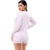 Emerson Road NYC Womens Rayon Span  Petite Ruffle Pj Set - 3 of 3