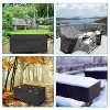 210D Waterproof Outdoor Furniture Cover Windproof Dustproof Patio Furniture Protector Oxford Cloth Garden S Size - 4 of 4