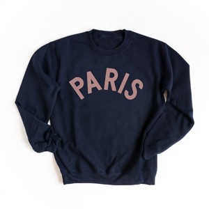 Simply Sage Market Embroidered Paris Arched Sweatshirt - 1 of 4