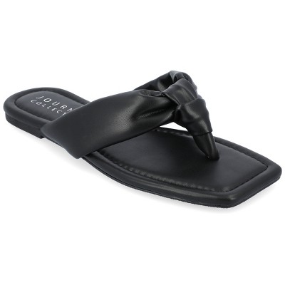 Journee Collection Womens Ares Light Puff Flip Flop Sandals
