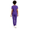 Hey Collection Women’s 5-Pocket Medical Scrub Set – V-Neck Top & Straight Leg Pants, Comfortable Flexible Nursing Uniforms - 2 of 4