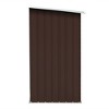 VidaXL Garden Log Storage Shed Galvanized Steel 64.2"x32.7"x60.6" Brown - 4 of 4