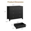 Drawer Dresser for Bedroom, Chest of Drawers, Tall Dresser, Wooden Dresser Chest with Clothes Storage Cabinet, Drawer Organizer - 2 of 4