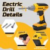 Skirfy Toy Chainsaw for Kids, Pretend Play Series Kids Tool Set, Outdoor Electronic Chainsaw Toy Set,Preschool Learning Toddler Tool Set,,Yellow - 2 of 4