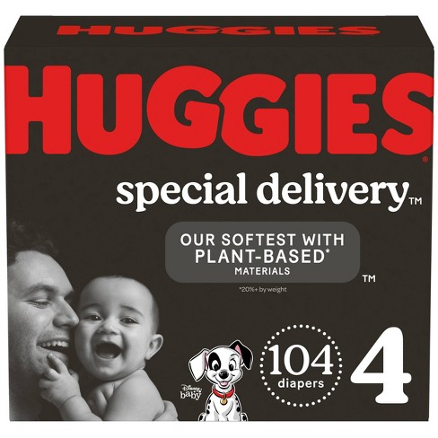 Huggies Size 6 Diapers, Snug & Dry Baby Diapers, Size 6 (35+ lbs), 104 Count