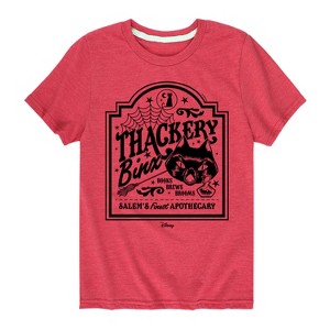 Boys' - Hocus Pocus - Binx Business Sign -Toddler and Youth Short Sleeve Graphic T-Shirt Short Sleeve Graphic T-Shirt - 1 of 4