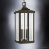 Urban Ambiance Luxury Colonial Outdoor Pendant Light,  23-3/4" x 9-1/2",  Olde Bronze Finish, UHP1191 - 3 of 4