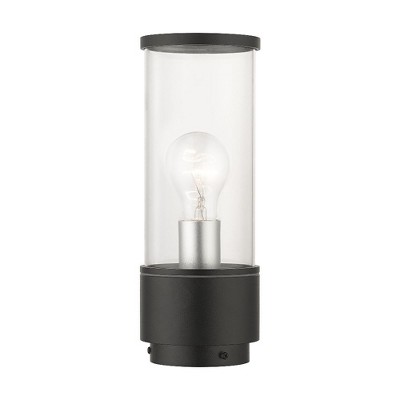 Livex Lighting Atlantic 1 - Light Post Light in  Textured Black/Antique Silver