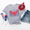 Simply Sage Market Women's Land Of The Free Eagle Short Sleeve Graphic Tee - 3 of 4