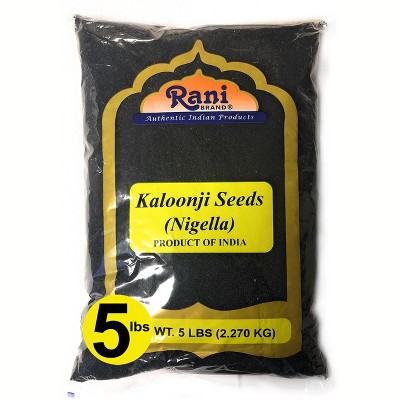 Kalonji Black Seed Nigella Sativa Seeds 80oz 5lbs Rani Brand