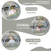 BabyBond 8-in-1 Baby Gym Play Mat, Tummy Time Mat with 5 Sensory Toys, Ball Pit for Stage-Based Motor Skills & Sensory Development - 3 of 4