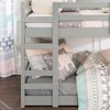 NicBex Twin Over Twin Bunk Bed with Full Length Guardrail,Loft Bed with Built-in Ladder,Modern Bunk Beds,Noise Reduced Bunk Beds for Bedroom - 3 of 4