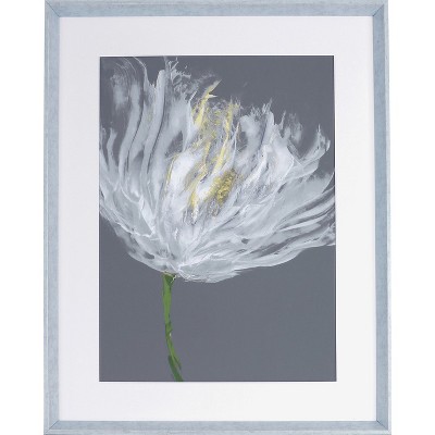 Lorell Multicolor Framed Abstract Flower Painting