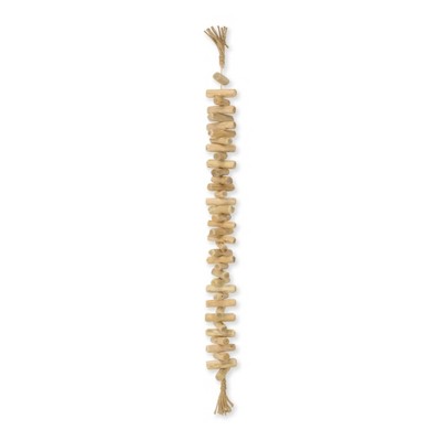 Cheung's Wistan Hanging Wood Bar Tassel Décor - Small