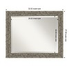 Amanti Art Attic Aged Beveled Wood Framed Bathroom Vanity Wall Mirror - 3 of 4