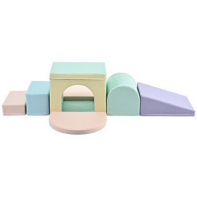 Soft Foam Playset for Toddlers,Safe SoftZone Single-Tunnel Foam Climber for Kids