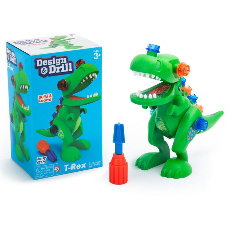 Educational Insights Design &#38; Drill T-Rex, 1 of 10