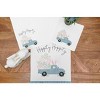 C&F Home Hippity Hoppity Easter Truck Embroidered Cloth Napkins Set of 6 - 4 of 4