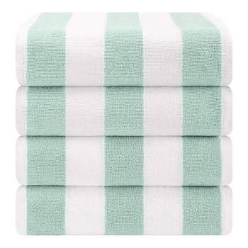 American Soft Linen 4 Pack Washcloth Set, 100% Cotton Washcloth Hand Face  Towels For Bathroom And Kitchen, Sky Blue : Target