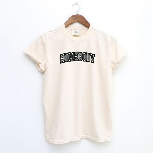 Simply Sage Market Women's Embroidered Homebody Short Sleeve Garment Dyed Tee - 1 of 3