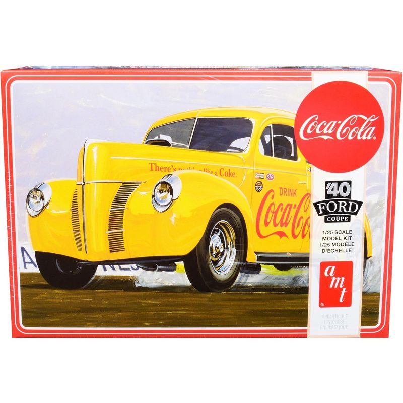 Skill 3 Model Kit 1940 Ford Coupe "Coca-Cola" 1/25 Scale Model by AMT, 1 of 4