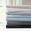 NicBex 4 PCS Cotton Blend Sheet Set with 1 Flat Sheet,1 Fitted Sheet and 2 Pillowcases,Soft Bed Sheets for All Seasons,Machine Washable,Black - 4 of 4