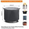 Akefit Outdoor Round Grill Cover Waterproof BBQ Patio Heater Protector Gray 22in - 2 of 4