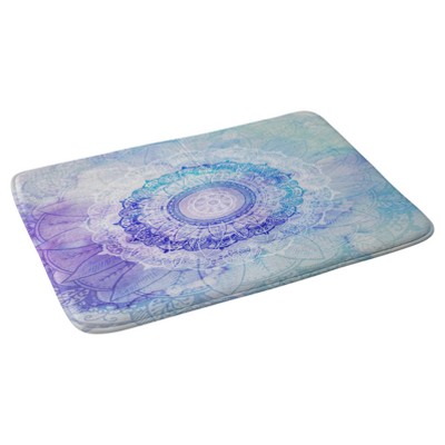 Geometric Bath Mat Blue - Deny Designs