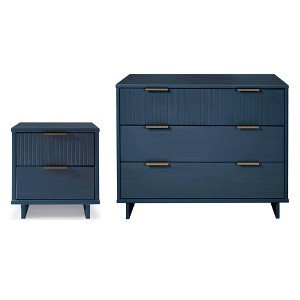 Manhattan Comfort 2pc Granville Dresser and Nightstand Bedroom Set - 1 of 4