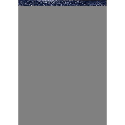 Blue Medallion Loomed Area Rug 5'x7'6" - Momeni