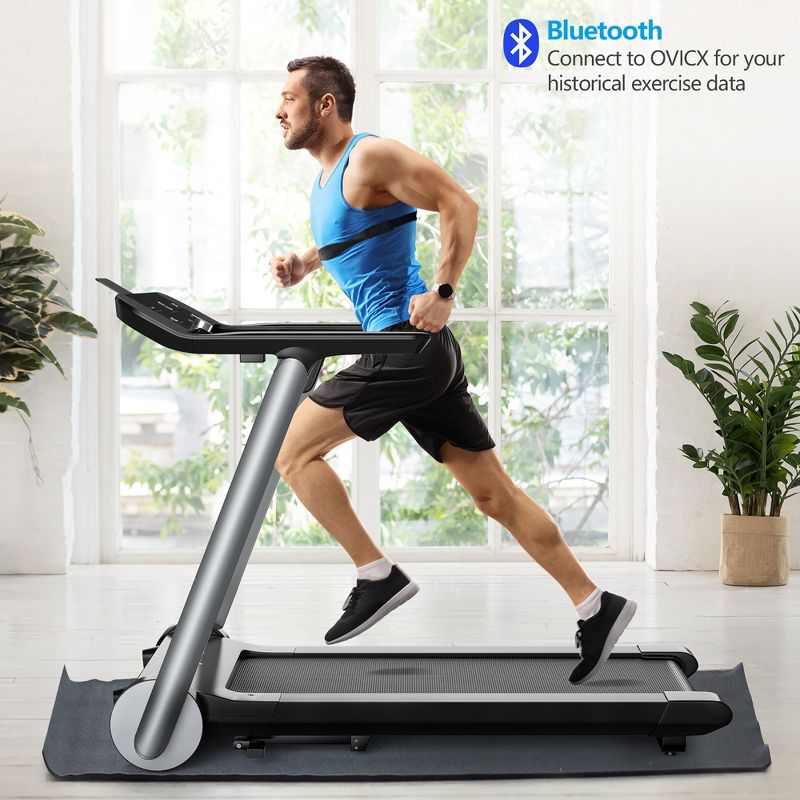 Superfit Folding Electric Treadmill Jogging MachineBluetooth10 Preset Programs, 3 of 11