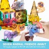 50PCS Magnetic Tiles Jungle Animal Set for Kids, Educational STEM Toy for Boys & Girls Ages 3-5 4-8, Xmas Birthday Party Gift for Toddlers - 3 of 4