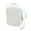 Unique Bargains Versatile Square Dots Travel Makeup Bag 1 Pc - 2 of 4