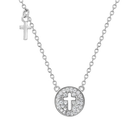 Loralyn Designs Small Silver Key Charm Necklace