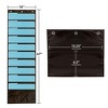 Impresa 2-Pack Premium Wall Storage Pocket Charts/Hanging Folder Organizers - Black, 10 Pockets Per Piece (20 Total Pockets) - 2 of 4