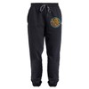 Willy Wonka Logo Unisex Jogger Sweatpants with Pockets for Men and Women Black - 3 of 4