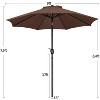 Yaheetech 9FT Outdoor Patio Umbrella with Crank and Push Button to Tilt - 3 of 4