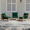 WestinTrends Avalon Outdoor Patio HDPE Sectional Sofa with Patio Cushions - 2 of 4