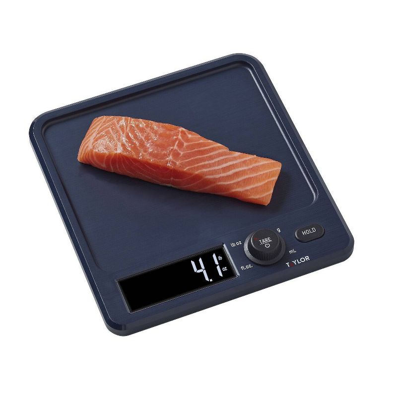 Taylor Digital Kitchen 11lb Food Scale with Antimicrobial Surface Blue, 5 of 13