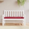 vidaXL Garden Bench Cushion Wine Red 47.2"x19.7"x2.8" Oxford Fabric - 3 of 4
