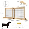 72" Extra Wide Freestanding Pet Gate,Adjustable Dog And Cat Barrier for Doorways And Hallways–LAOTIES - 2 of 4
