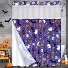 LunaLulinlk Halloween Shower Curtain with Liner - 2 of 4