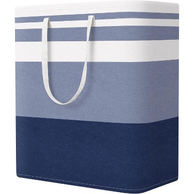 Paaaawaters Large Collapsible Laundry Basket Hamper with Easy Carry Handles，Freestanding Clothes Hampers for Laundry, Bedroom
