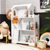 Infans 3-Tier Wooden Dollhouse Bookcase Children's Bookshelf in Kid's Room Gift for 3+ - 3 of 4